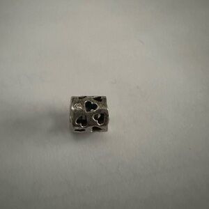 Authentic Pandora Sterling Silver Tunnel of Love Charm Clear Zirconia #790275CZ